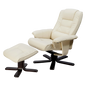 PU Leather Massage Chair Recliner Ottoman Lounge Remote - Furniture > Bar Stools & Chairs > Arm Chairs & Recliners