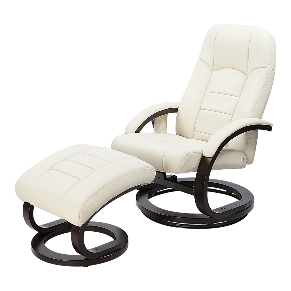 PU Leather Deluxe Massage Chair Recliner Ottoman Lounge Remote Furniture > Bar Stools & Chairs > Arm Chairs & Recliners