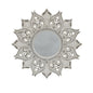 Large Moulded Fleur Wall Mirror 80cm