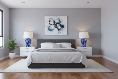 Trellis Ceramic Table Lamp w Shade 68cm