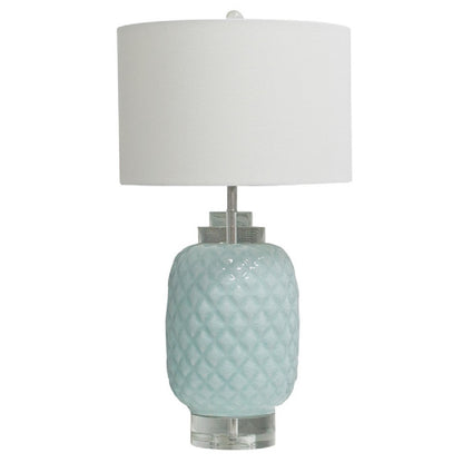 Island Ceramic Table Lamp Turquoise 71cm - Home & Garden > Lighting > Table Lamps