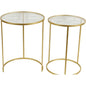 Set 2 Elm Side Table 46x61cm