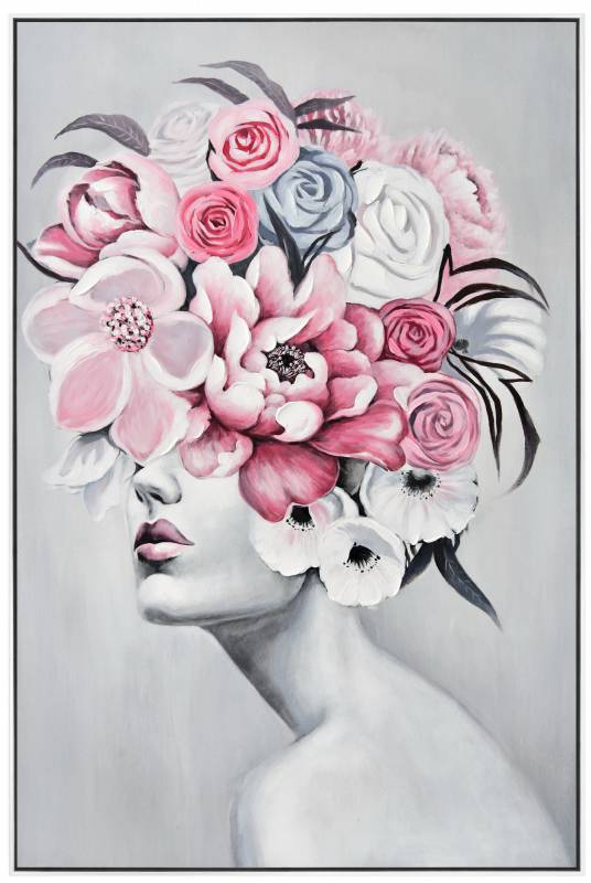 Porsche Lady Framed Canvas Wall Art 120cm