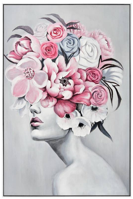 Porsche Lady Framed Canvas Wall Art 120cm