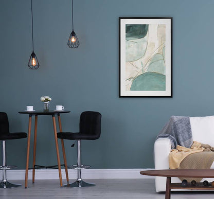 Billow Artwork Framed W Glass Front 80x120cm