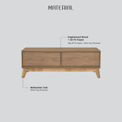 Hirado Coffee Table - Cocoa - Furniture > Living Room > Coffee Tables