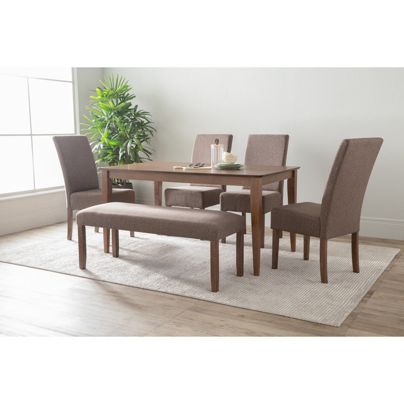 Allergo Dining Table 150cm Timber Dining Table - Cocoa - Furniture > Dining > Dining Tables