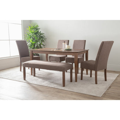 Allergo Dining Table 150cm Timber Dining Table - Cocoa - Furniture > Dining > Dining Tables
