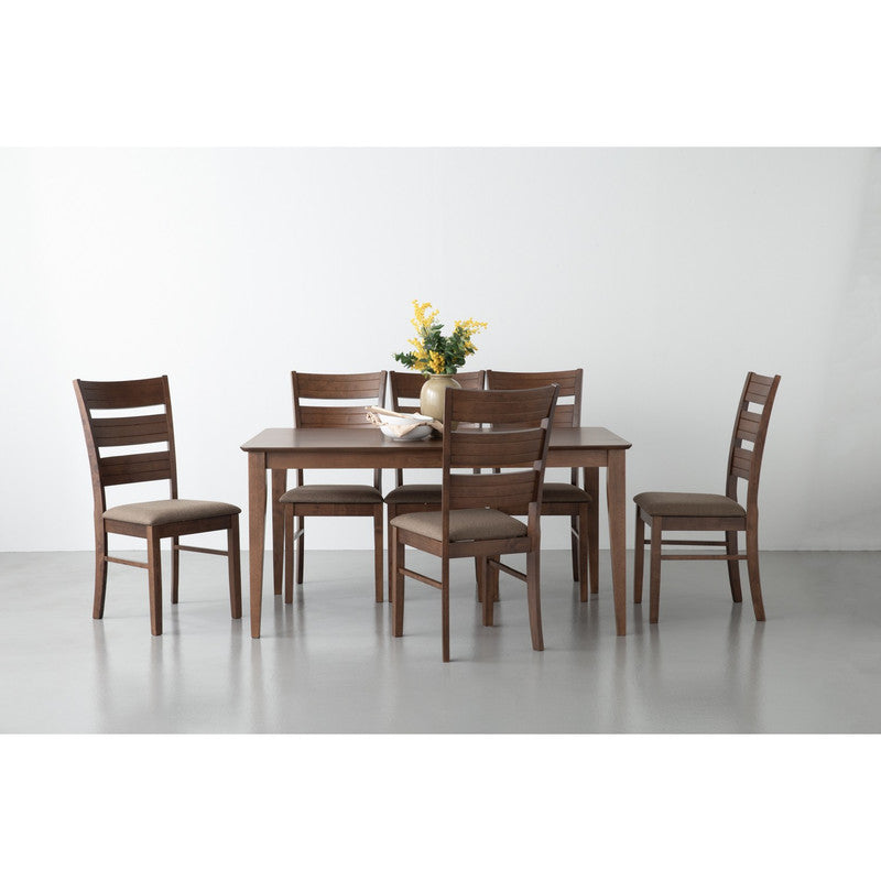 Allergo Dining Table 150cm Timber Dining Table - Cocoa - Furniture > Dining > Dining Tables