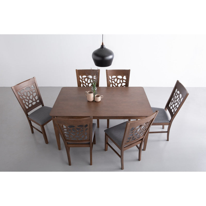 Allergo Dining Table 150cm Timber Dining Table - Cocoa - Furniture > Dining > Dining Tables