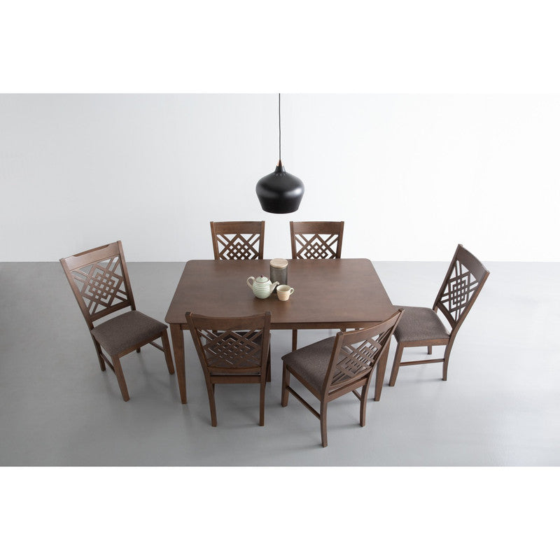 Allergo Dining Table 150cm Timber Dining Table - Cocoa - Furniture > Dining > Dining Tables