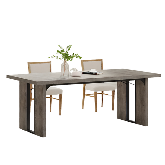 NNETMLT Rustic Rectangular Dining Table - Furniture > Dining > Dining Tables