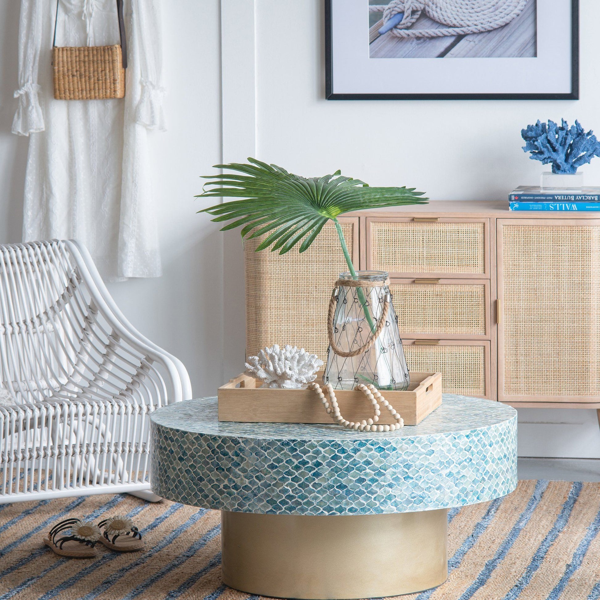 GOA SHELL COFFEE TABLE Furniture > Living Room > Coffee Tables