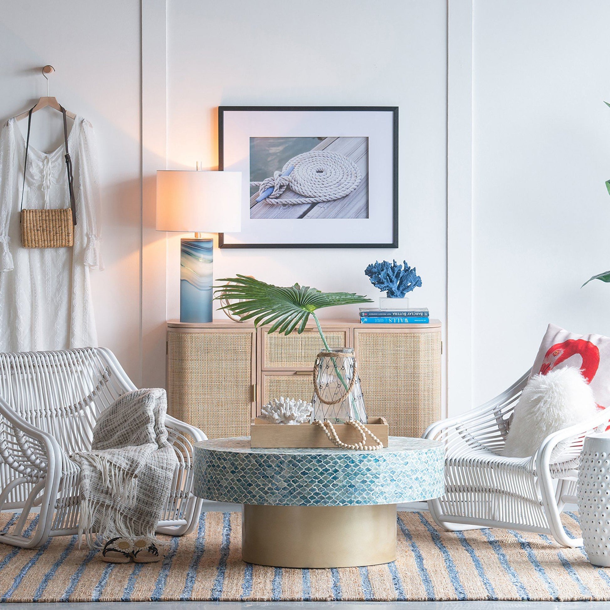 GOA SHELL COFFEE TABLE Furniture > Living Room > Coffee Tables