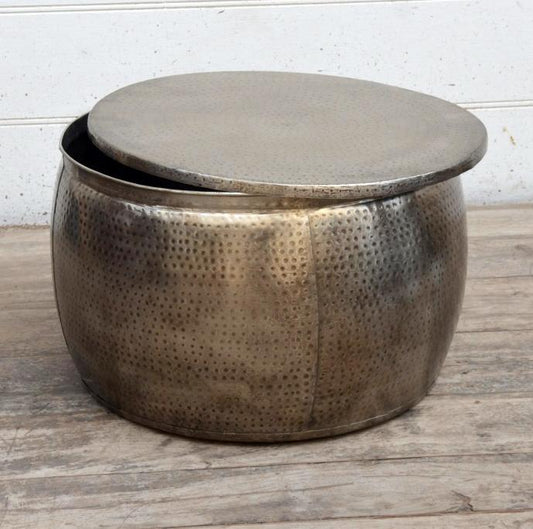 OPEN TOP HAND FORGED METAL COFFEE TABLE - Furniture > Living Room > Coffee Tables