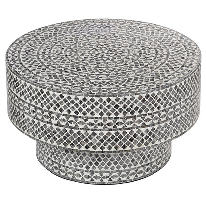 DIAMOND MOTHER OF PEARL COFFEE TABLE BLACK Furniture > Living Room > Coffee Tables