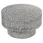 DIAMOND MOTHER OF PEARL COFFEE TABLE BLACK Furniture > Living Room > Coffee Tables