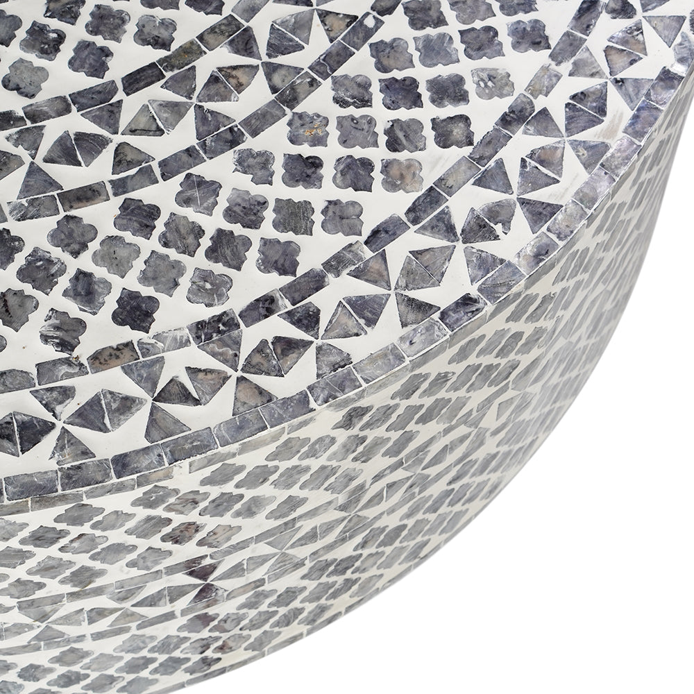 DIAMOND MOTHER OF PEARL COFFEE TABLE BLACK Furniture > Living Room > Coffee Tables