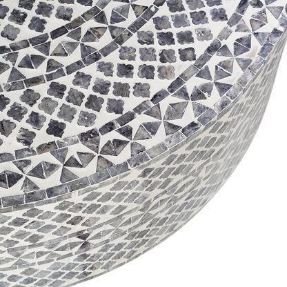 DIAMOND MOTHER OF PEARL COFFEE TABLE BLACK Furniture > Living Room > Coffee Tables