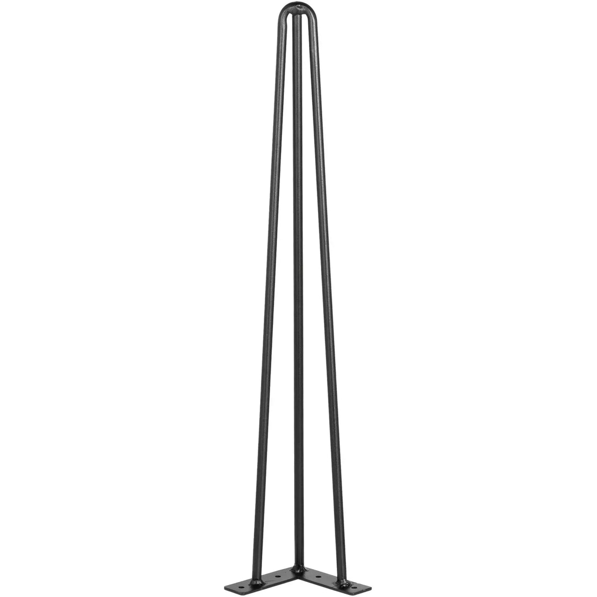 Hairpin Table Legs 28 inch Black Set of 4 Desk Legs Each 220lbs Capacity Hairpin Desk Legs 3 Rods for Bench Desk Dining