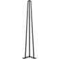 Hairpin Table Legs 28 inch Black Set of 4 Desk Legs Each 220lbs Capacity Hairpin Desk Legs 3 Rods for Bench Desk Dining