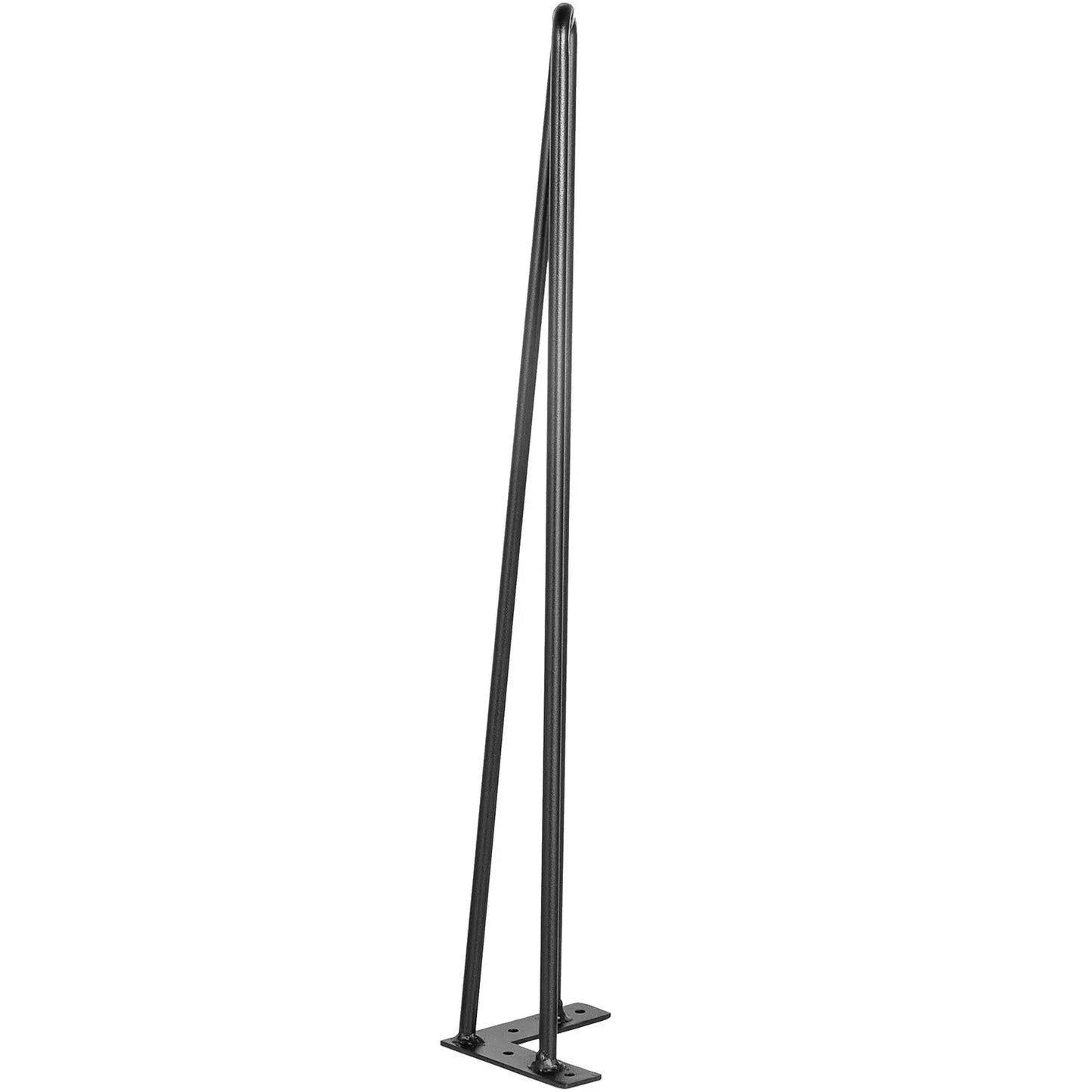 Hairpin Table Legs 28 inch Black Set of 4 Desk Legs Each 220lbs Capacity Hairpin Desk Legs 3 Rods for Bench Desk Dining