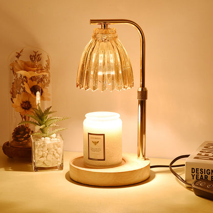 Elegant Gold Candle Warmer Lamp with Timer and Dimming Scented Candle Melter for Home Decor Home & Garden > Lighting >