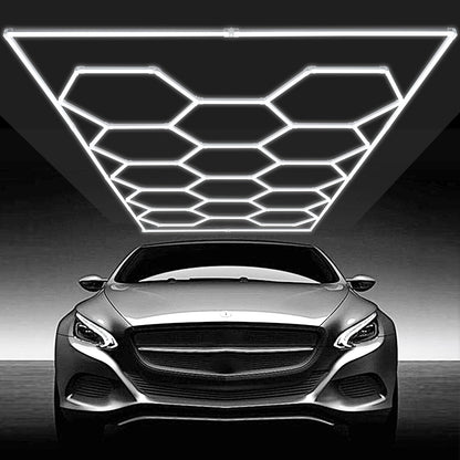 VEVOR Hexagon Garage Lights 86400LM 5 Grid Honeycomb LED Shop Ceiling Light Home & Garden > Lighting > Night Lights &