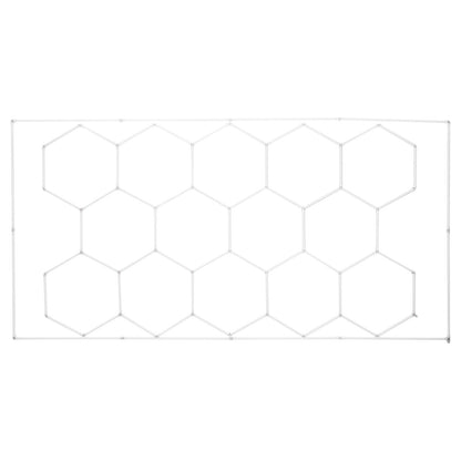 VEVOR Hexagon Garage Lights 86400LM 5 Grid Honeycomb LED Shop Ceiling Light Home & Garden > Lighting > Night Lights &