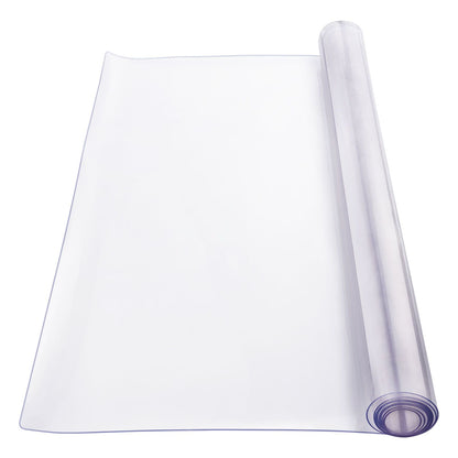 Plastic Table Cover, 42 x 60 Inch 2.0 mm Thick Clear Table Protector, Rectangle PVC Desk Mat, Waterproof & Easy Cleaning Desk Pad Tablecloth, for Office Dresser Dining Room Table Night Stand