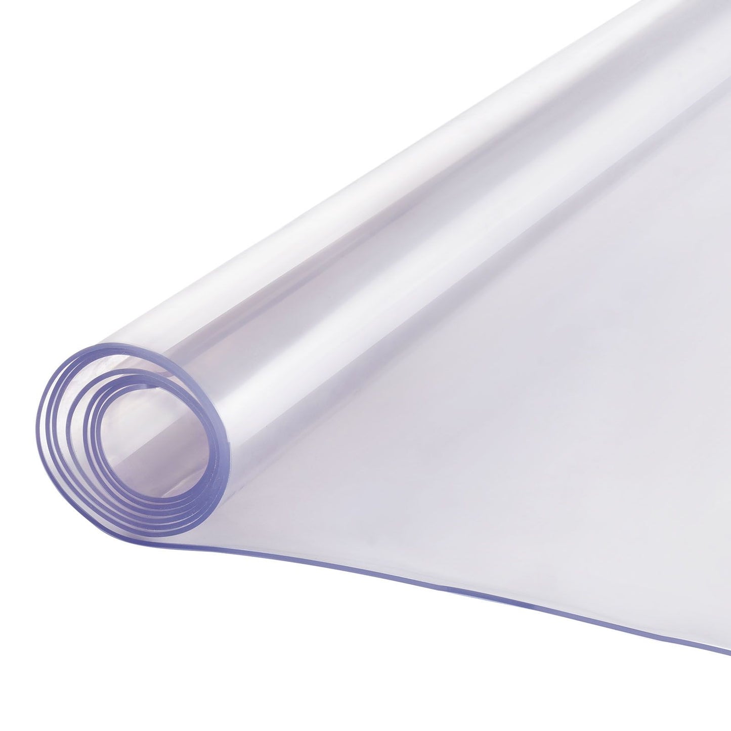 Plastic Table Cover, 42 x 60 Inch 2.0 mm Thick Clear Table Protector, Rectangle PVC Desk Mat, Waterproof & Easy Cleaning Desk Pad Tablecloth, for Office Dresser Dining Room Table Night Stand