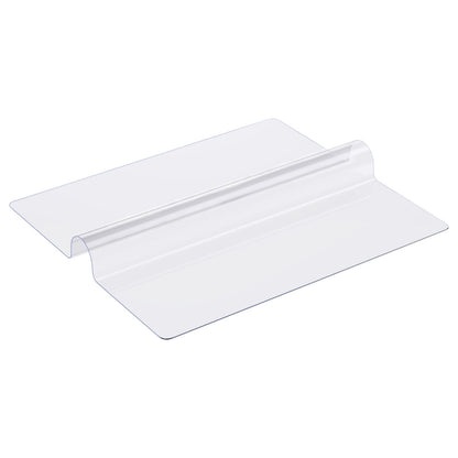 Plastic Table Cover, 48 x 48 Inch 1.5 mm Thick Clear Table Protector, Square PVC Desk Mat, Waterproof & Easy Cleaning Desk Pad Tablecloth, for Office Dresser Dining Room Table Night Stand