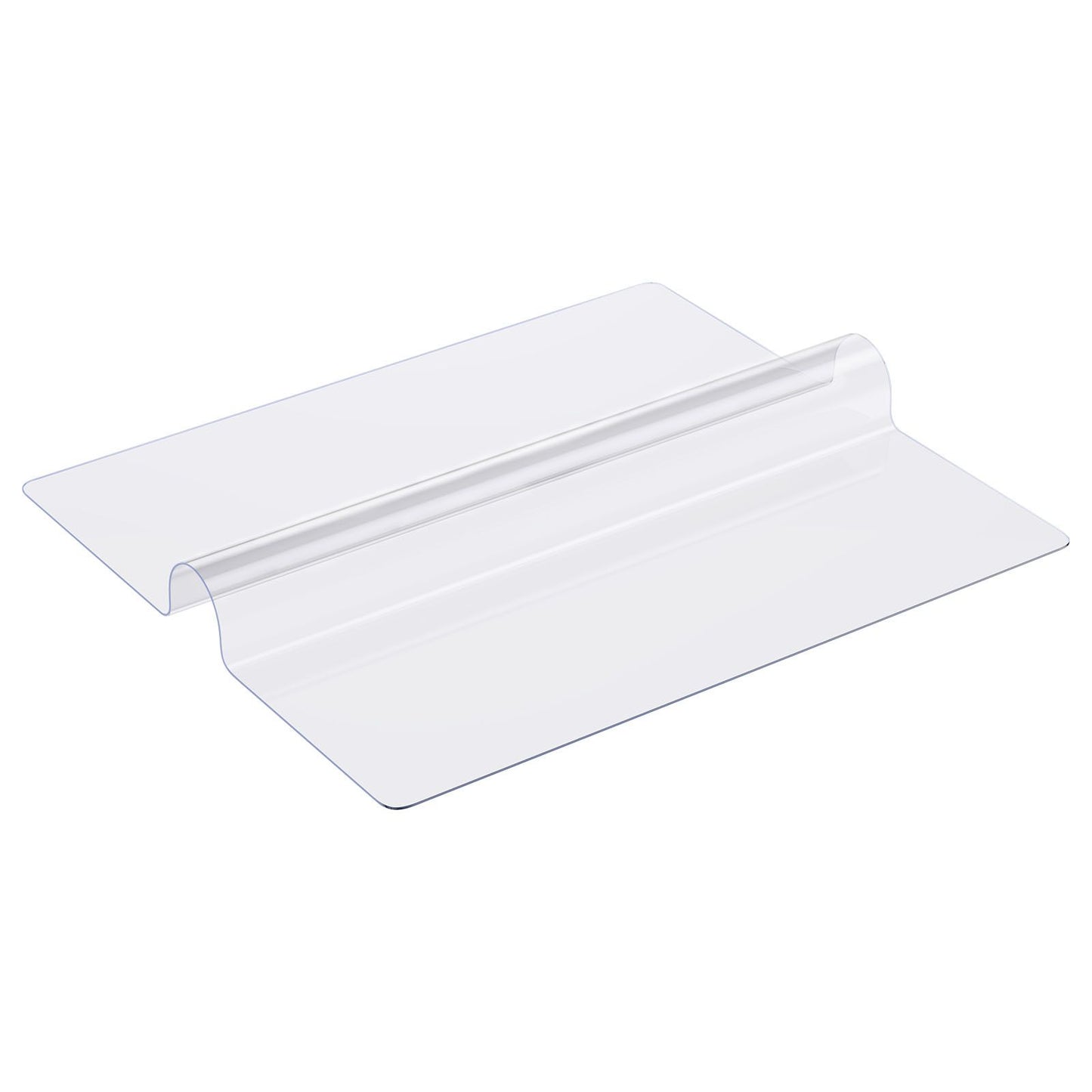 Plastic Table Cover, 54 x 54 Inch 1.5 mm Thick Clear Table Protector, Square PVC Desk Mat, Waterproof & Easy Cleaning Desk Pad Tablecloth, for Office Dresser Dining Room Table Night Stand