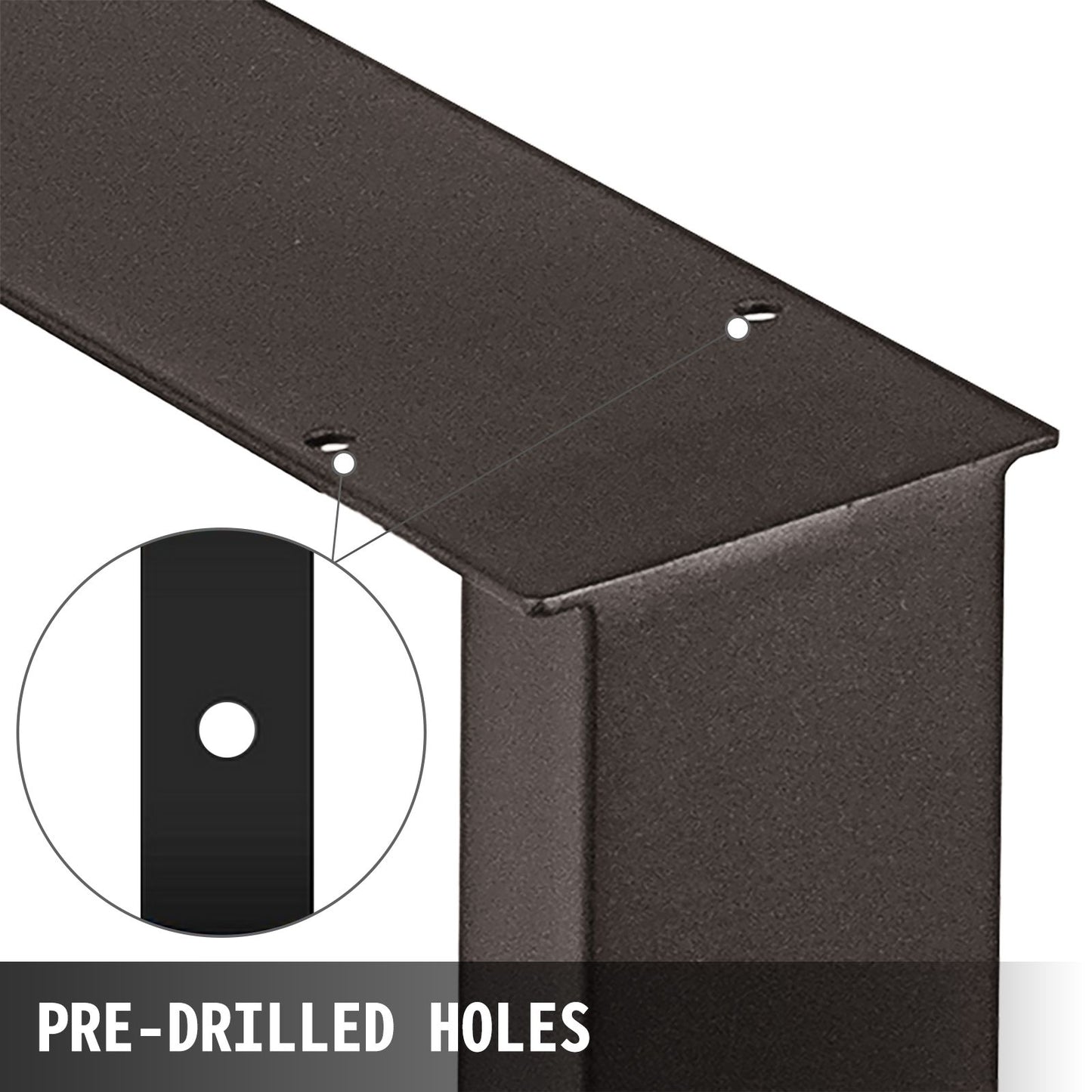 72 x 60 cm Dining Table Legs Office Table Legs Set of 2 Steel Table Legs Computer Desk Legs Steel Bench Legs Country Style Table Legs DIY Furniture Legs