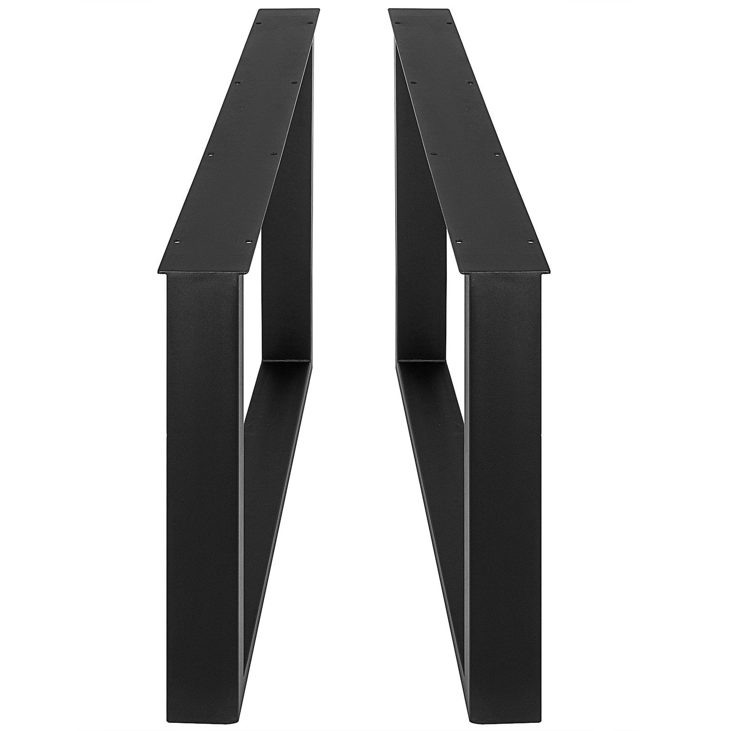 Black Metal Table Legs Set of 2 Steel Table Legs 35x28 Inch Dining Table Legs Office Table Legs Computer Desk Legs Steel Bench Legs Country Style Table Legs DIY Furniture Legs