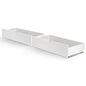 Artiss 2x Bed Frame Storage Drawers Trundle White - Furniture > Bedroom