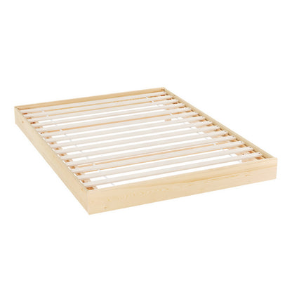 Artiss Bed Frame Double Size Floating Wooden Mattress Base Platform Timber ODIN - Furniture > Bedroom > Beds & Bed