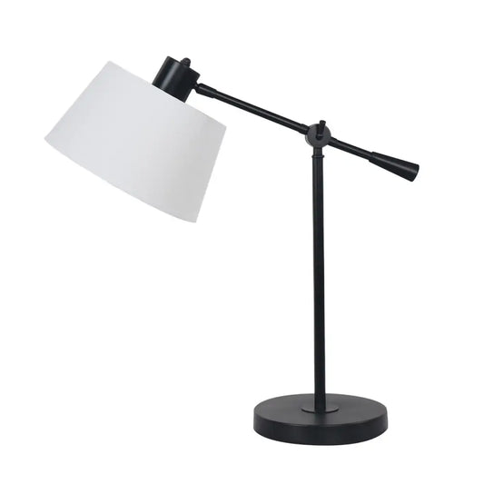 Adjustable Metal Table Lamp in Black
