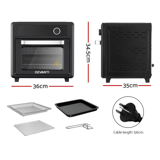 Air Fryer 20l Lcd Fryers Oven