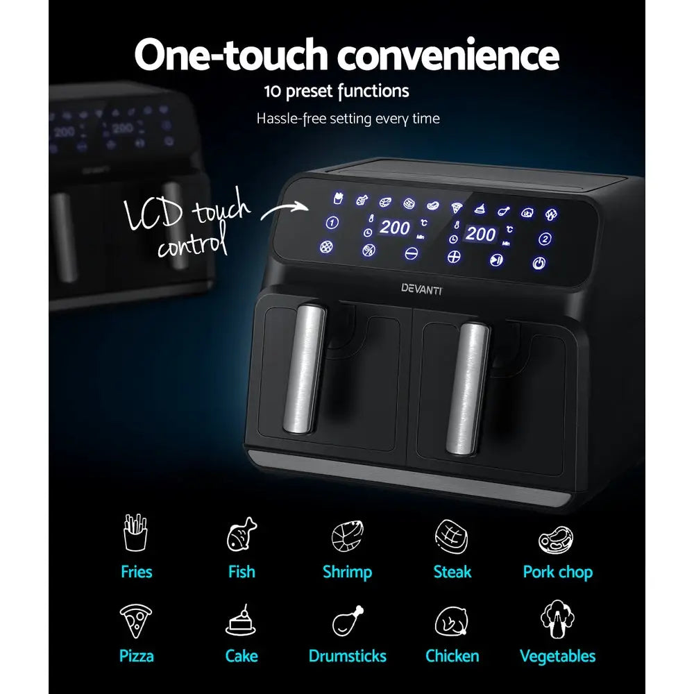 Air Fryer 8l Dual Zone Fryers