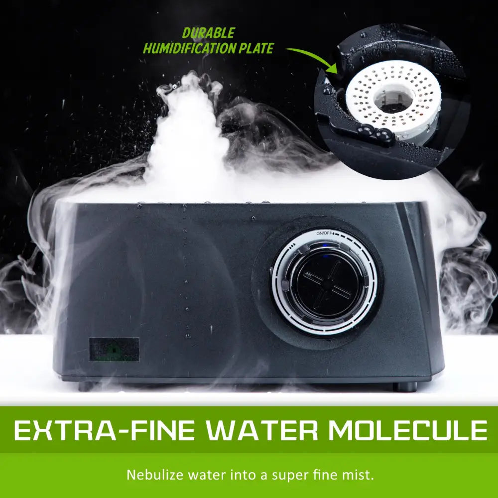 Air Humidifier Ultrasonic Cool Diffuser 6l Black