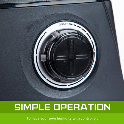 Air Humidifier Ultrasonic Cool Diffuser 6l Black