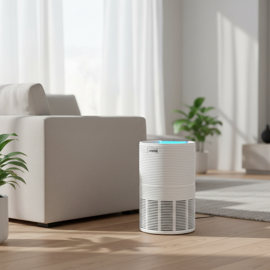 Air Purifier and Cleaner with HEPA Filter, Sleep Mode and Timer