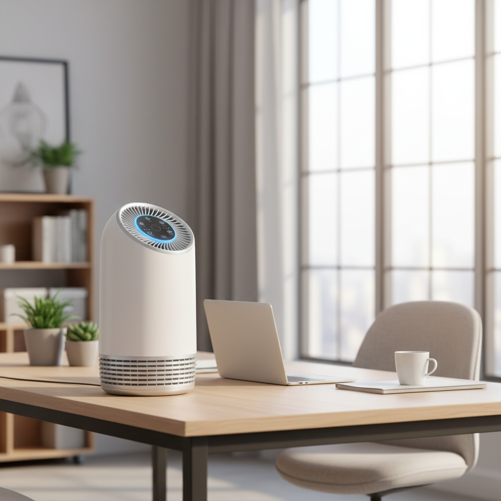 Air Purifier & Cleaner with HEPA Filter, Sleep Mode and Timer