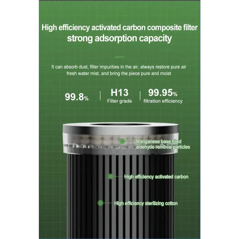 Air Purifier with 99% Dust Elimination