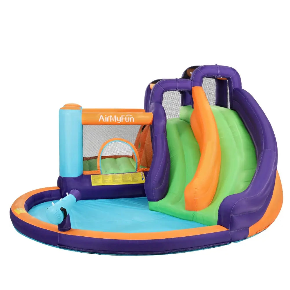 Airmyfun Inflatable Water Slide Kids Jumping Trampoline Castle Double