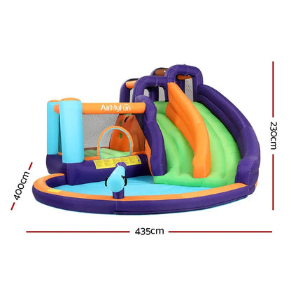 Airmyfun Inflatable Water Slide Kids Jumping Trampoline Castle Double