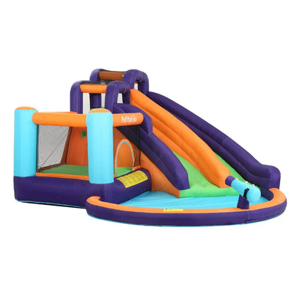 Airmyfun Inflatable Water Slide Kids Jumping Trampoline Castle Double