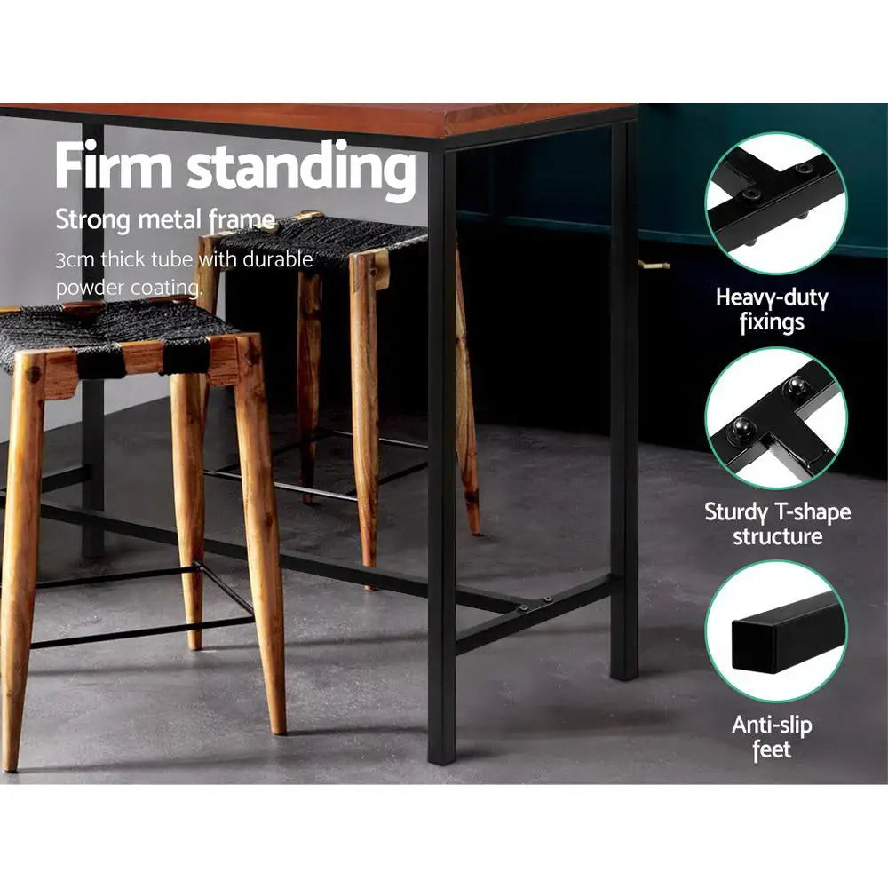 Alex Bar Table 100cm Rectangular