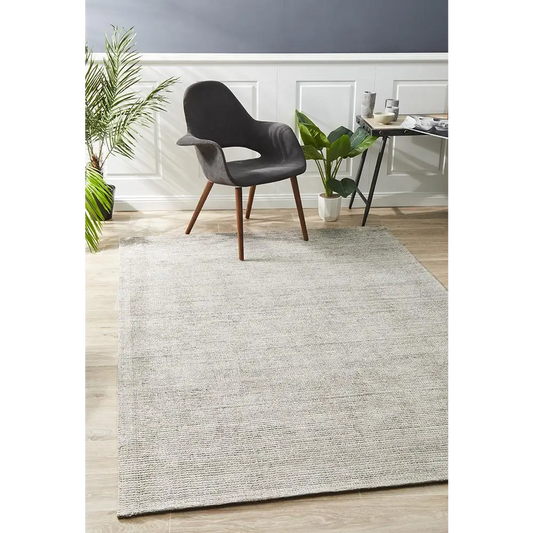 Allure Stone Cotton Rayon Rug by Culture - 400x300cm